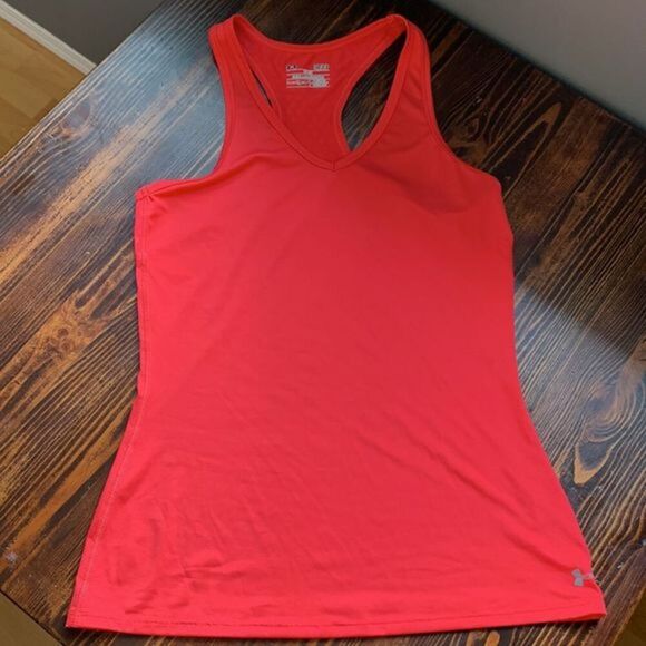 Under Armour Heatgear Pink Athletic Tank Top - Picture 9 of 10